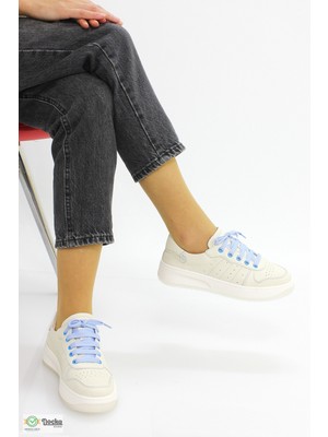 Mammamia Kadın Ortopedik Günlük  Deri Spor Sneaker Ayakkabıı M26YA435
