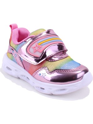 Vicco Kita 346B23Y181 Pembe Işıklı Ortopedik Günlük Kız Çocuk Spor Ayakkabı