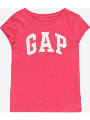 Gap 460525005 V-Hs Ss Value Logo Tee Kız Çocuk Tişört