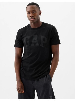 Gap 856659010 V-Everyday Soft Basic Logo T Erkek Tişört
