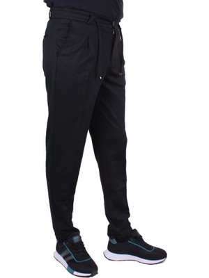 Dagoster DMG23-611275 Siyah Normal Bel Double Paça Flota Cepli Erkek  Pantolon