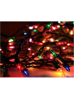 Ozcmax 30 Ledli Pirinç Renkli Yılbaşı Ağacı Işığı