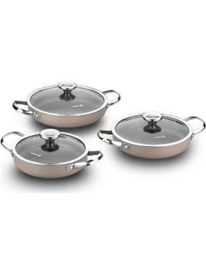 A1356 Zeta 6 Parça Omlet Set Bej