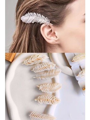 Yaprak Figürlü Pens Toka 1 Çift