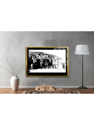 Miyrem Gazi Mustafa Kemal Atatürk Özel Seri  Design Cam Tablo Model: 603