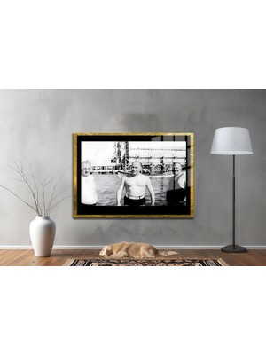 Miyrem Gazi Mustafa Kemal Atatürk Özel Seri  Design Cam Tablo Model: 572