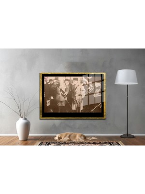 Miyrem Gazi Mustafa Kemal Atatürk Özel Seri  Design Cam Tablo Model: 616