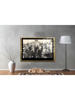 Miyrem Gazi Mustafa Kemal Atatürk Özel Seri  Design Cam Tablo Model: 774