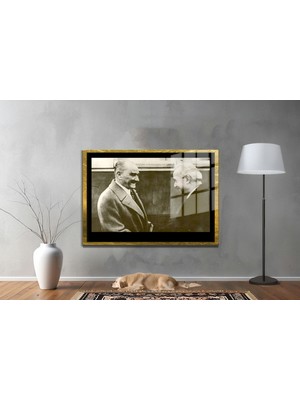 Miyrem Gazi Mustafa Kemal Atatürk Özel Seri  Design Cam Tablo Model: 796