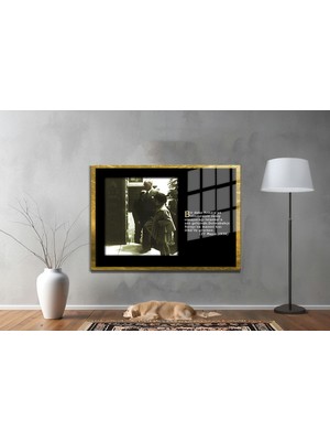 Miyrem Gazi Mustafa Kemal Atatürk Özel Seri  Design Cam Tablo Model: 596