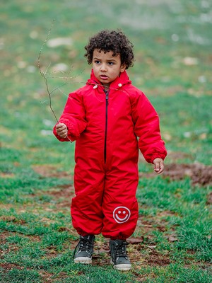 Belkızın Atölyesi Kırmızı Termal KALIN Astronot Tulum