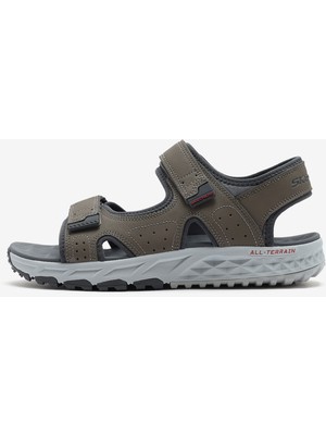 Skechers Escape Plan Trail Sandal-Forever Pursuit Erkek Natürel/Gri Sandalet 237588 Ntgy