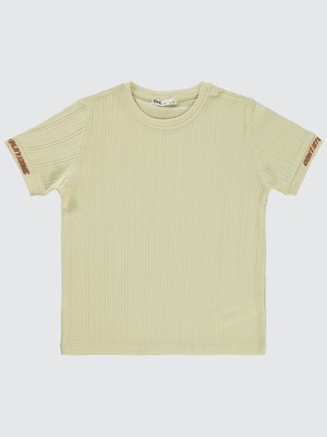 Civil Boys Erkek Çocuk Tişört 10-13 Yaş Taş Rengi