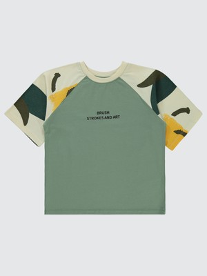 Civil Boys Erkek Çocuk Tişört 10-13 Yaş Soft Haki