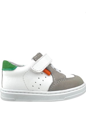 Aztek Ilk Adım Bebek Günlük Spor Ayakkabı Gri-Beyaz