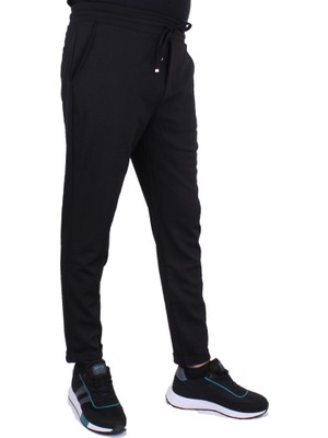 Dagoster DMG23-619962 Siyah Normal Bel Dar Paça Jakarlı  Erkek  Pantolon