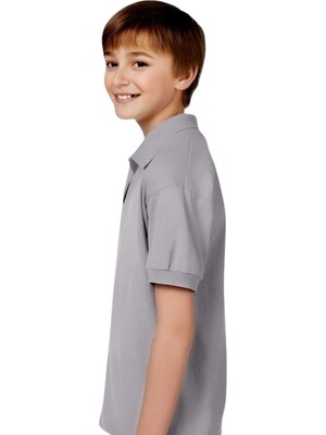 Tezzgelsin Erkek Çocuk 3'lü %100 Pamuklu Polo Yaka T-Shirt Günlük ve Okul Uniforma Okul T-Shirt