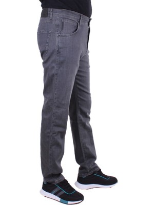Twister Vegas 132-307 Antrasit Yüksek Bel Rahat Paça Erkek Jeans Pantolon