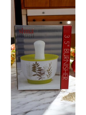 Porselen Tokmaklı Havan Seti 10 cm