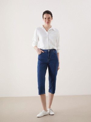 Lcwaıkıkı Classic Dar Fit Kadın Jean Kapri
