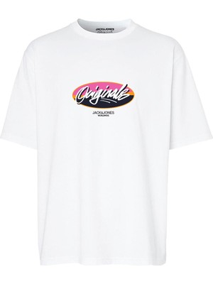 Jack&jones 12255650 Coton 0 Yaka Kısa Kol Tshırt