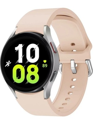 MMP Shop Samsung Galaxy Watch 4 5 6 7 Fe 40 40 44 Classic 42 43 46 47 mm Uyumlu Kavisli Silikon Kordon