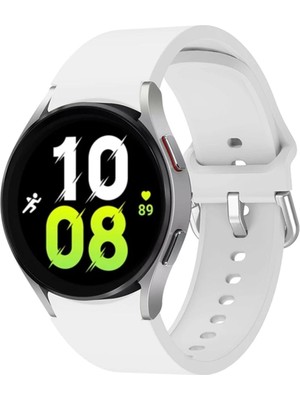 MMP Shop Samsung Galaxy Watch 4 5 6 7 Fe 40 40 44 Classic 42 43 46 47 mm Uyumlu Kavisli Silikon Kordon