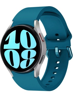 MMP Shop Samsung Galaxy Watch 4 5 6 7 Fe 40 40 44 Classic 42 43 46 47 mm Uyumlu Kavisli Silikon Kordon