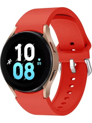 MMP Shop Samsung Galaxy Watch 4 5 6 7 Fe 40 40 44 Classic 42 43 46 47 mm Uyumlu Kavisli Silikon Kordon
