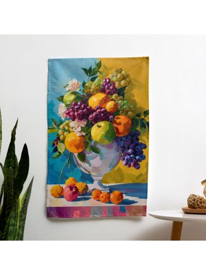 Painted Anarchy Ranforce Kumaş Pop Art Natürmort  Duvar Örtüsü - Yatak Odası, Oturma Odası ve Yurt Için Sertifikalı