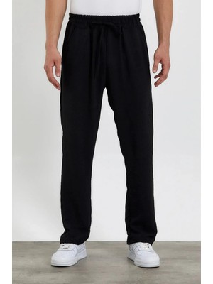 Oversize  Aerobin Keten Yazlık Ince Salaş Alt Jogger Pantolon