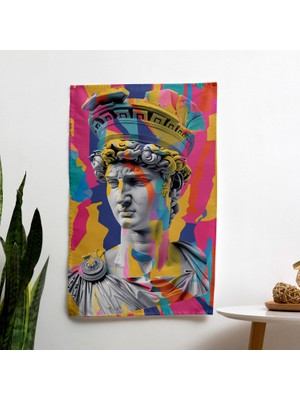 Painted Anarchy Roman Pop Art  Duvar Örtü - Canlı Renkler, Yatak Odası, Oturma Odası Veya Yurt Dekoru Için