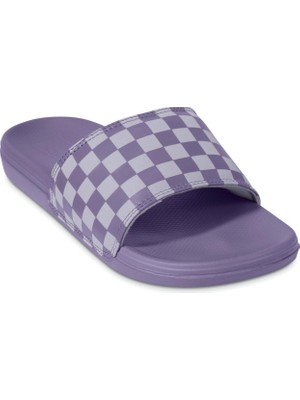 Vans Mte La Costa Slide-On Kadın Terlik Mor Renkli Sentetik Nubuk Bantlar ile Konforlu Tasarım