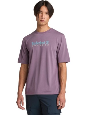 Timberland Uv-Protectıon Logo Short Sleeve Tee Erkek Tişört TB0A5SFXENX1