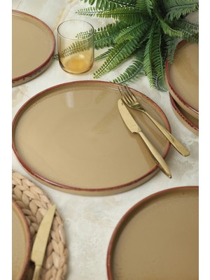 Keramika Vintage Stackable Servis Tabağı 27 cm 6 Adet 21979