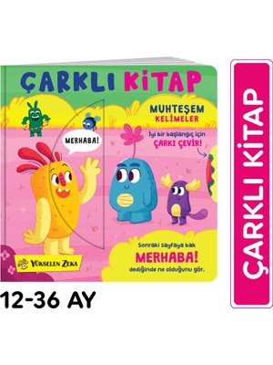 Yükselen Zeka 12-36 Ay Çarklı Kitap - Muhteşem Kelimeler