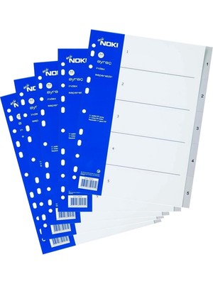 Noki 50  Adet 1-5  Rakamlar Ayraç Seperator