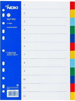 Noki 40 Adet 2x6 Renk Ayraç Seperator