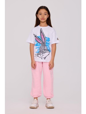 Bg Store Kız Çocuk Beyaz Tshirt