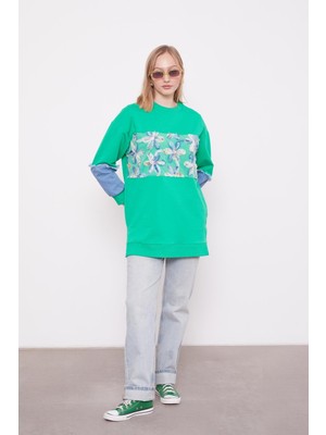 Lêvi D'or Benetton TÜL GARNİLİ SWEAT