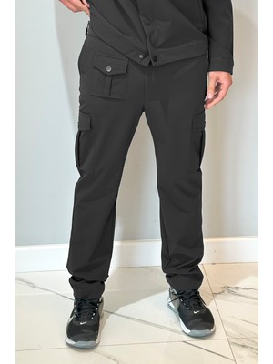 Erkek Çıtçıtlı Pantolon 24720 Siyah