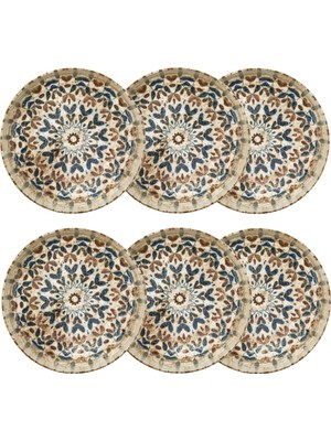 Ephesus Çukur Tabak Seti 23CM -6lı