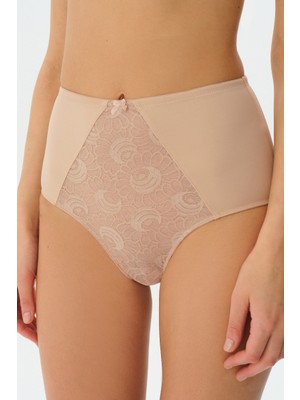 Suwen Miranda Toparlayıcı Slip Külot - Vizon