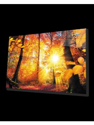 Gün Batımı Cam Tablo   Sunset Table