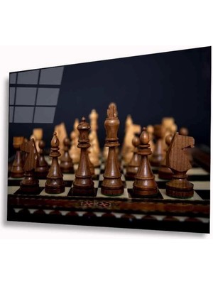 Satranç Cam Tablo