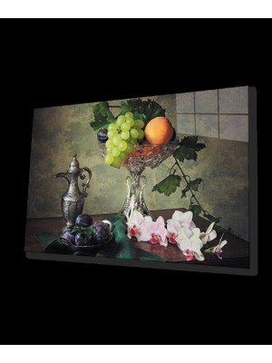 Meyveler Natürmort Cam Tablo   Fruits Still Life