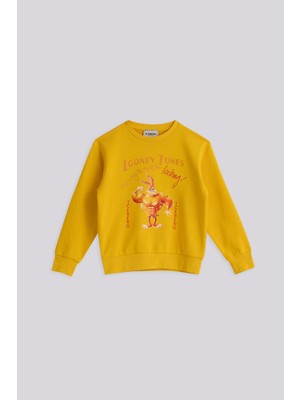 Bg Store Erkek Çocuk Sarı Sweatshirt