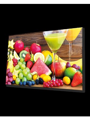 Meyveler Cam Tablo Fruits