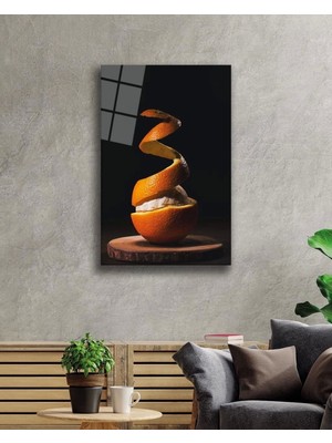 Portakal Cam Tablo Orange