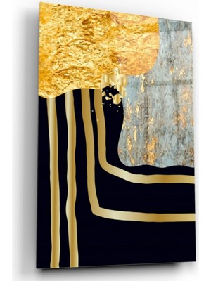 Gold Desenler Cam Tablo